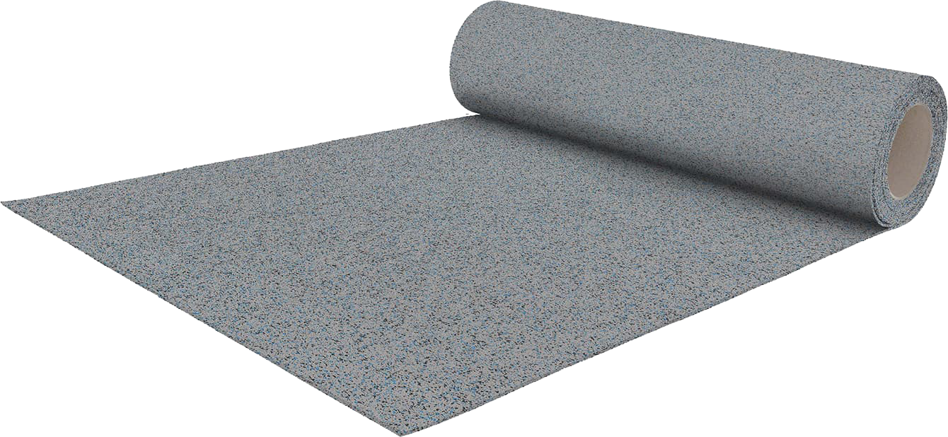 A roll of REGUPOL everroll savanna marine flooring